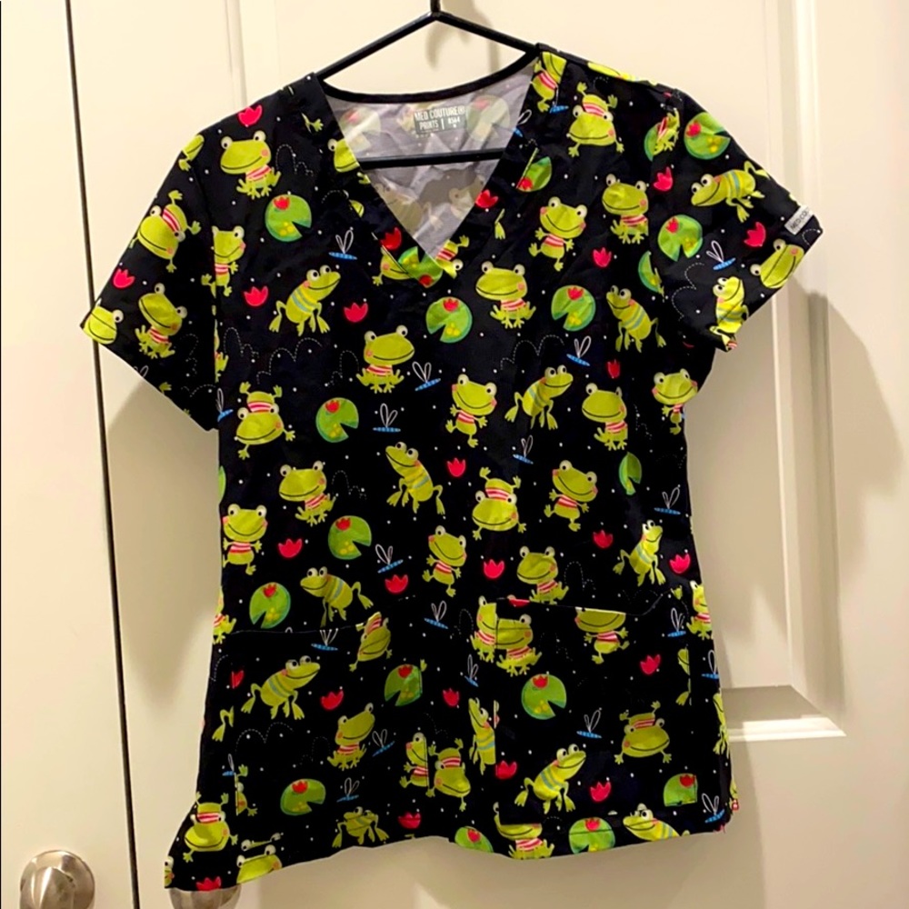 Frog scrub shirt